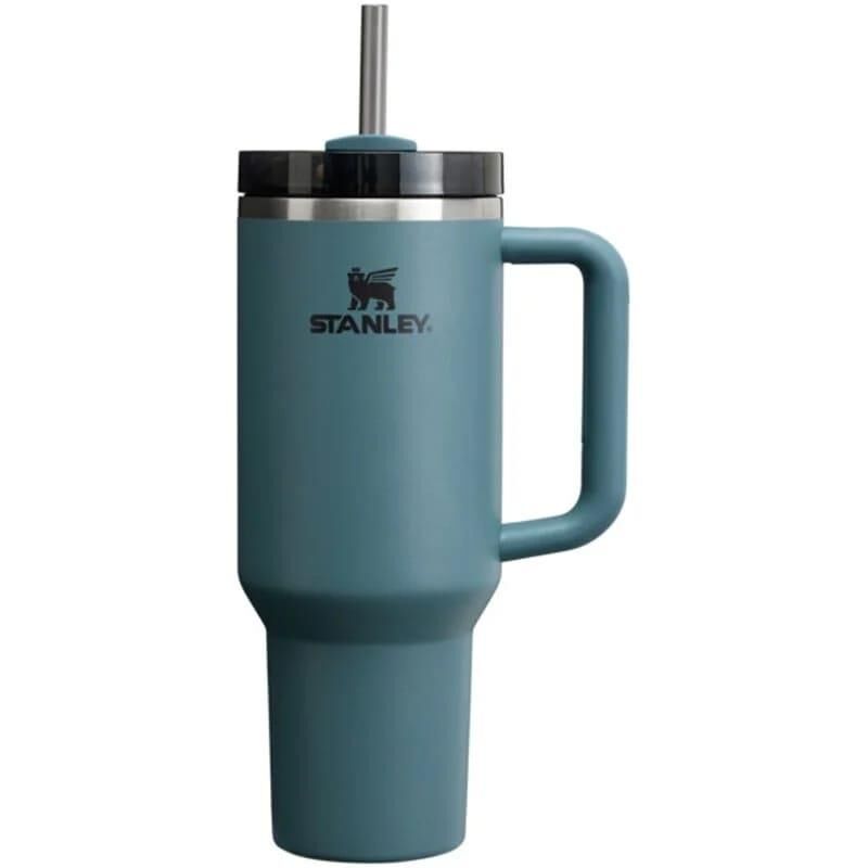 Stanley Quencher Pipetli Termos Bardak 1.18 Lt Mavi Ladin