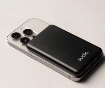Sudio L1  MagSafe Powerbank 5.000 mAh Siyah