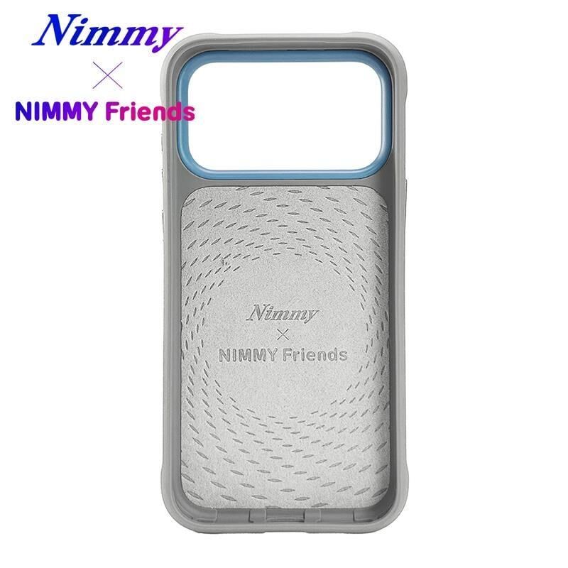 Nımmy iPhone 17 Pro Max MagSafe Uyumlu 3D Pop Socket Aparatlı 3D Gözlük Zincir Köpek Detaylı Cool Cute 2.0 Kılıf