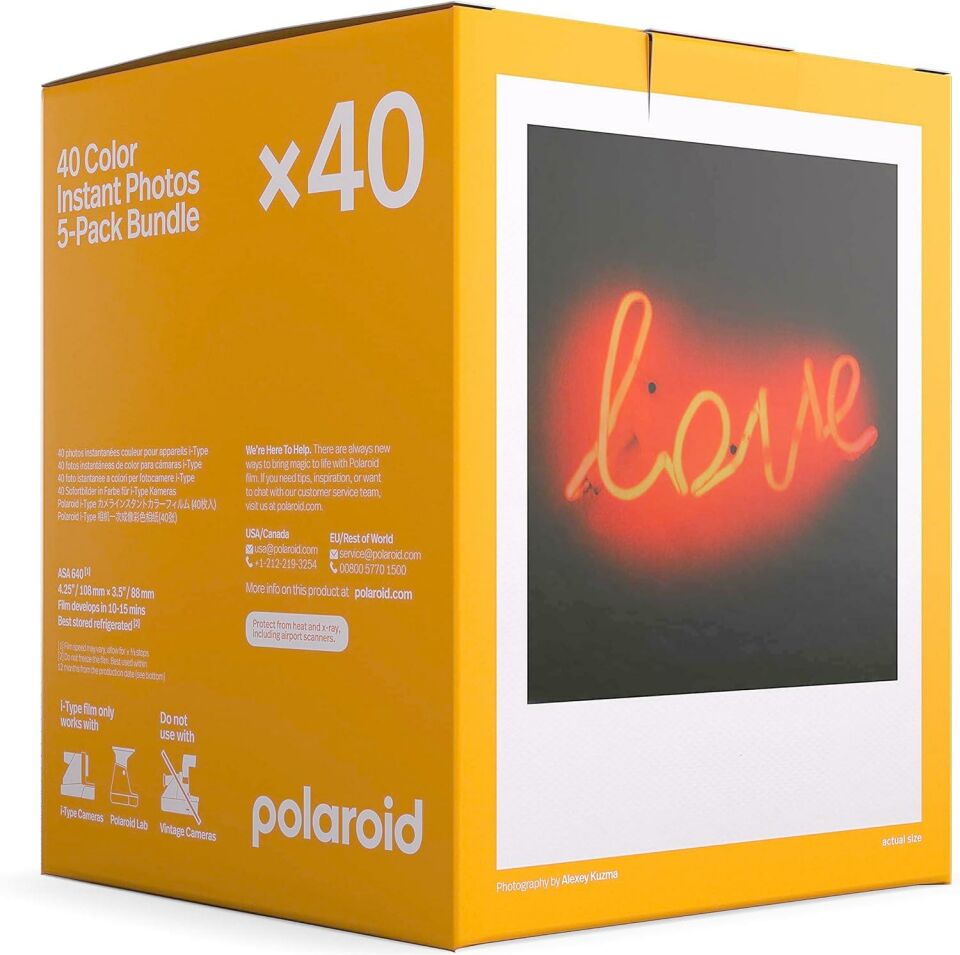 Polaroid Color film for i-Type – x40 film pack