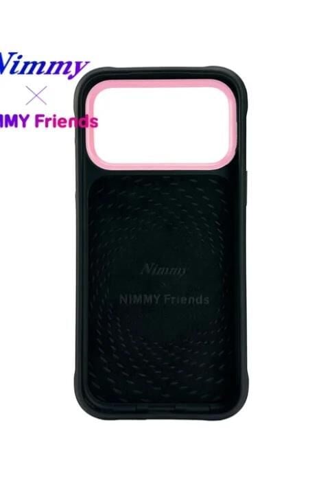 Nimmy iPhone 17 Pro Max MagSafe Uyumlu 3D Pop Socket Aparatlı 3D Gözlüklü Kedi Detaylı Cool Cute 2.0 Kılıf