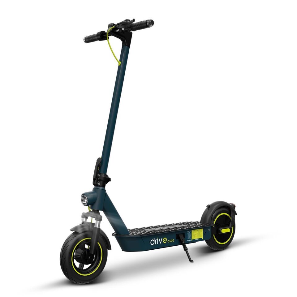 Nautica Drive C500 Katlanabilir Elektrikli Scooter Petrol Yeşili