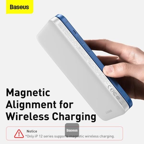 Baseus MagSafe 2022 Edition Overseas 20W 10.000 mAh Kablosuz Şarjlı Powerbank