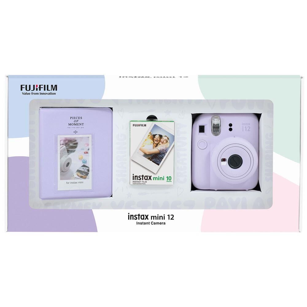 İnstax Mini 12 10LU Film ve PVC Albüm Bundle Box Lila