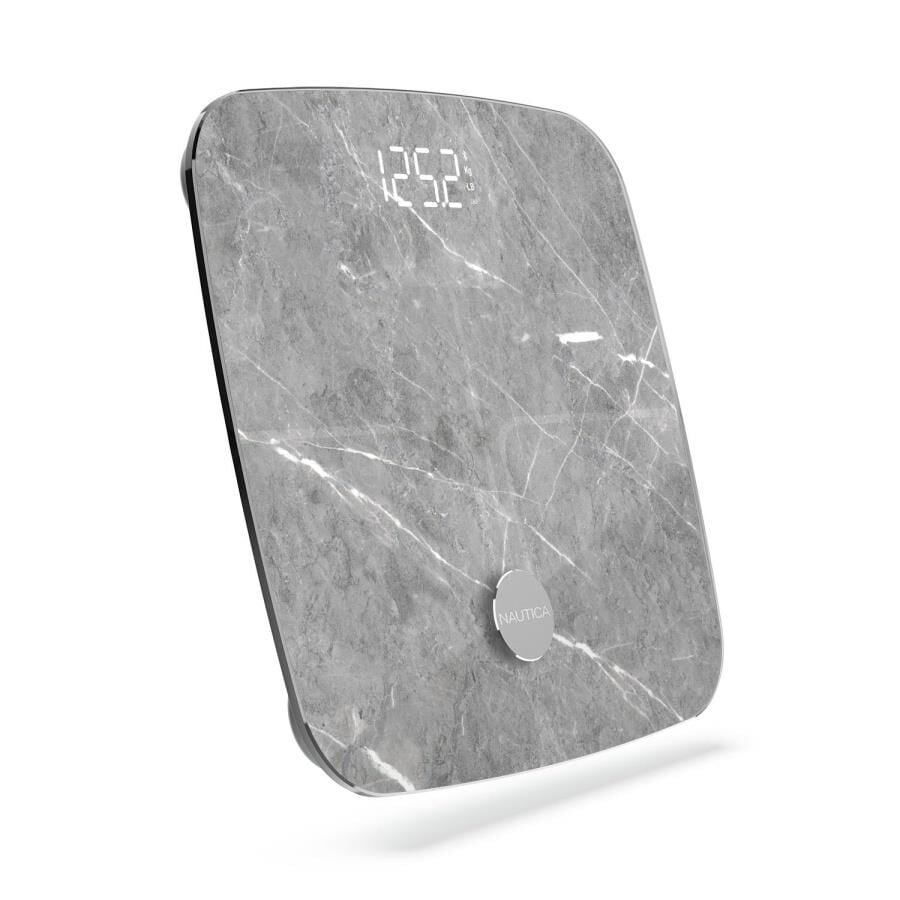 Nautica Marble Collection Plus Vücut Analizli Akıllı Bluetooth Tartı Baskül Gri