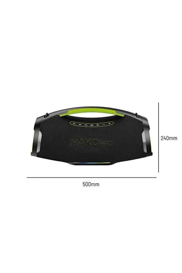 HAKOPRO 350W Ekstra Bass 16000 mAh Mikrofonlu Hoparlör ıpx5 H702