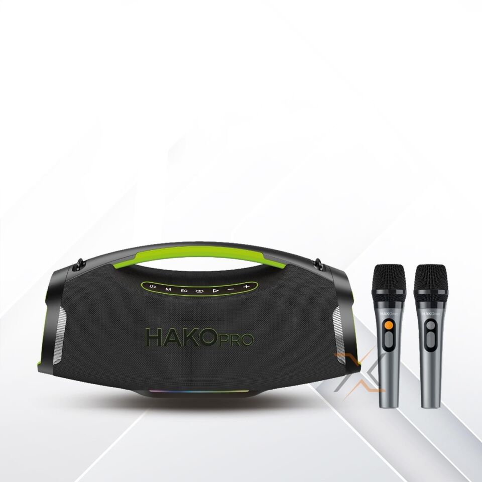 HAKOPRO 350W Ekstra Bass 16000 mAh Mikrofonlu Hoparlör ıpx5 H702