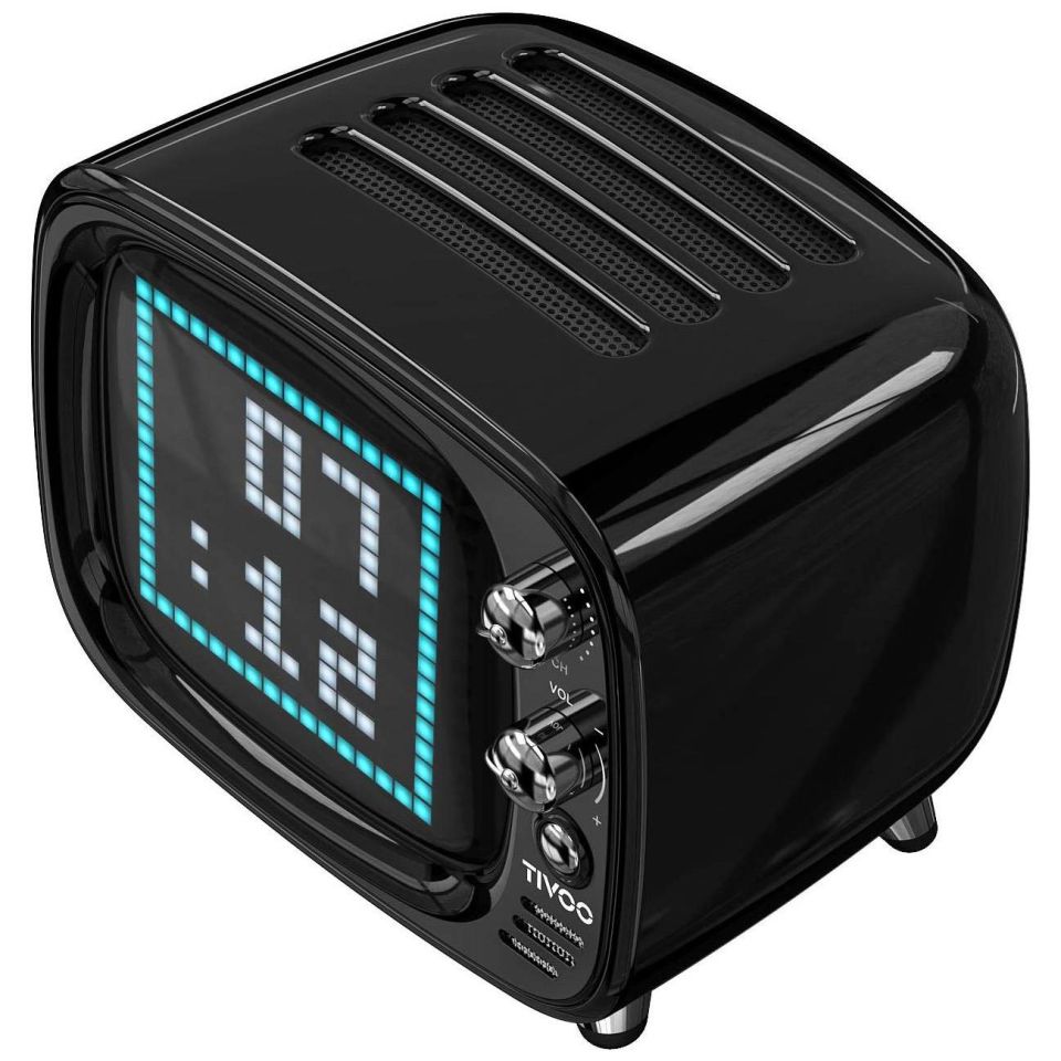 Divoom Tivoo Pixel Art Smart Bluetooth Hoparlör Siyah