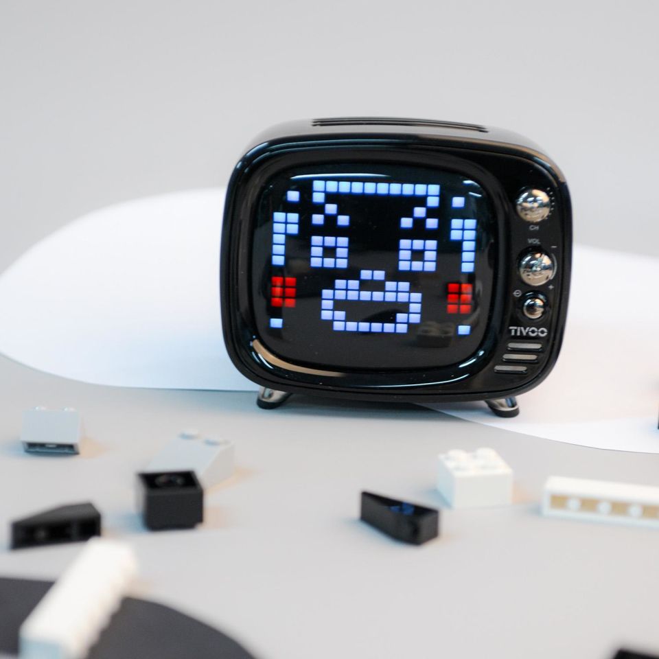 Divoom Tivoo Pixel Art Smart Bluetooth Hoparlör Siyah