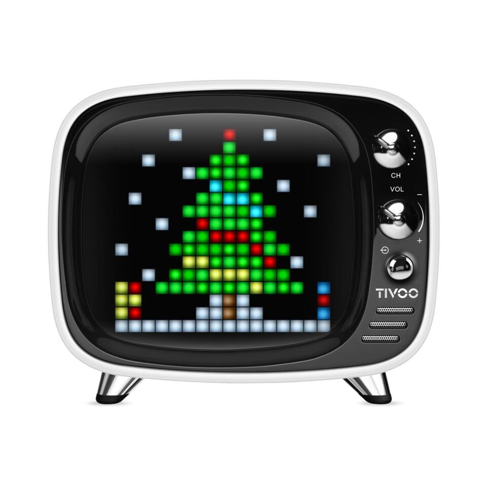 Divoom Tivoo Pixel Art Smart Bluetooth Hoparlör Beyaz