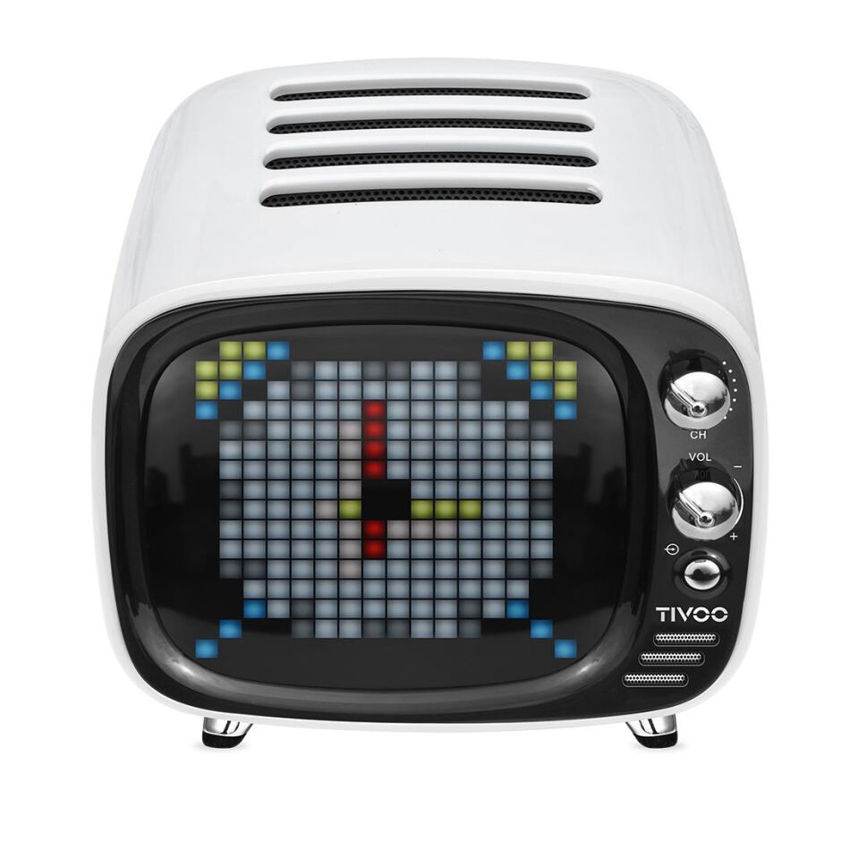 Divoom Tivoo Pixel Art Smart Bluetooth Hoparlör Beyaz