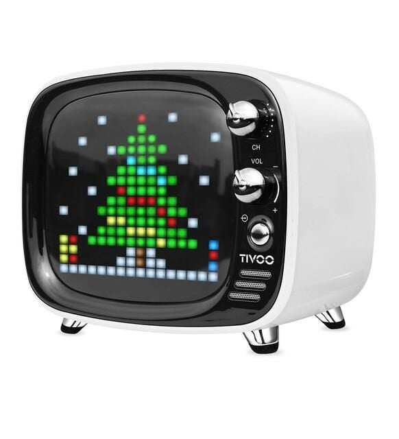 Divoom Tivoo Pixel Art Smart Bluetooth Hoparlör Beyaz