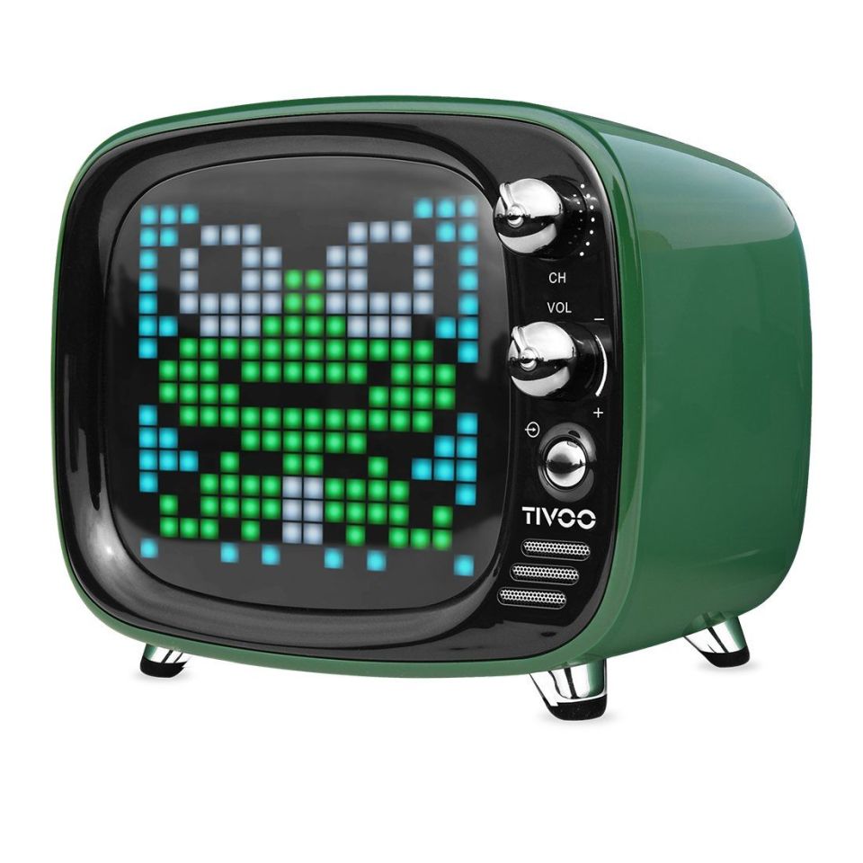 Divoom Tivoo Pixel Art Smart Bluetooth Hoparlör Yeşil