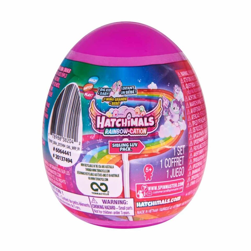 Hatchimals Rainbow Cation Kardeş Sevgisi Sürpriz Paket Paketi 6064441