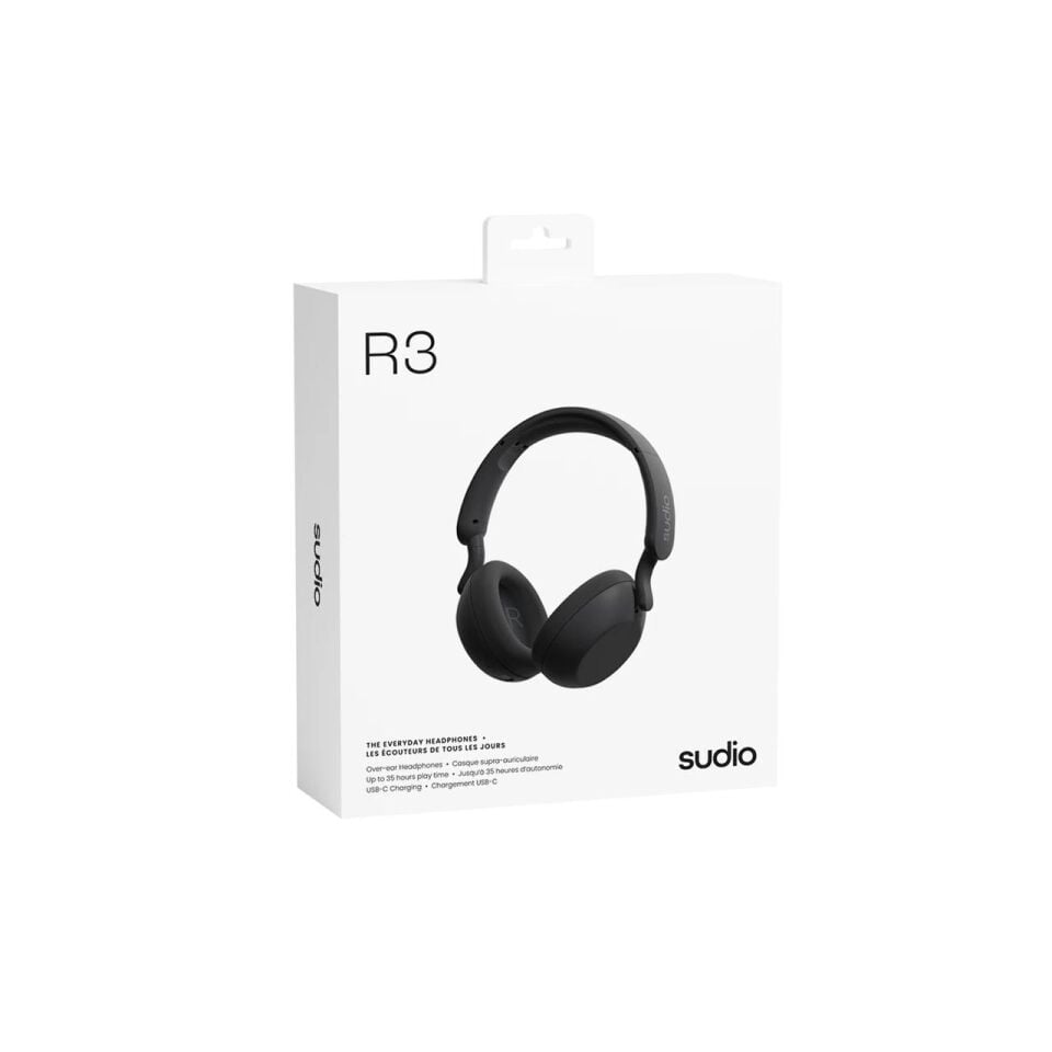 Sudio R3  Bluetooth KulakÜstü Kulaklık Siyah