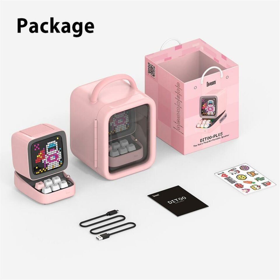 Divoom Ditoo Plus Bluetooth Hoparlör