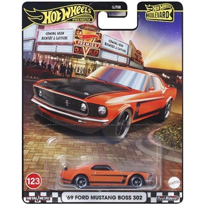 Hot Wheels 2020 1969 FORD MUSTANG BOSS 302 TURUNCU BOULEVARD HOT WHEELS PREMIUM 1/64 JBL20