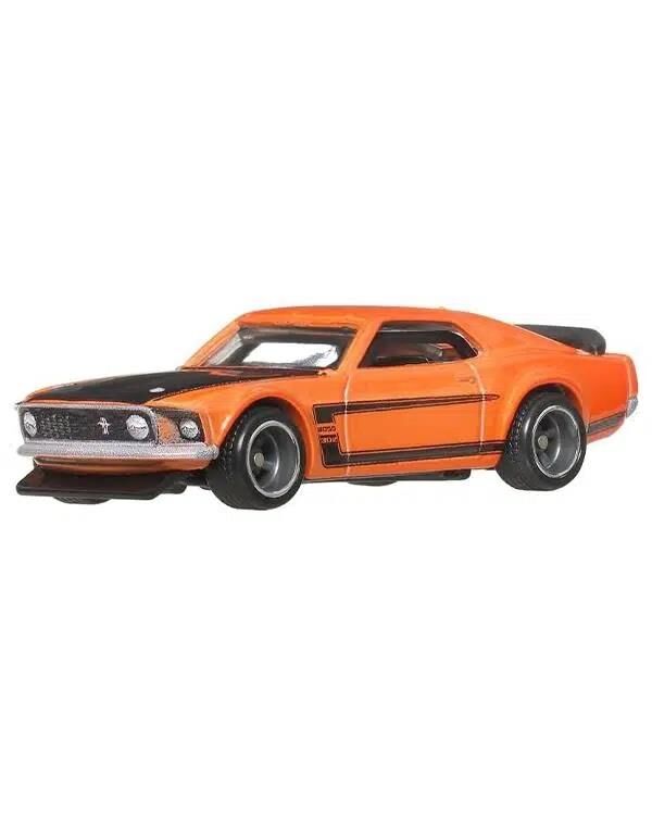 Hot Wheels 2020 1969 FORD MUSTANG BOSS 302 TURUNCU BOULEVARD HOT WHEELS PREMIUM 1/64 JBL20