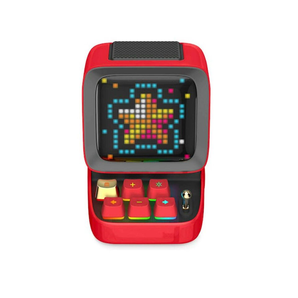 Divoom Ditoo Plus Bluetooth Hoparlör Kırmızı