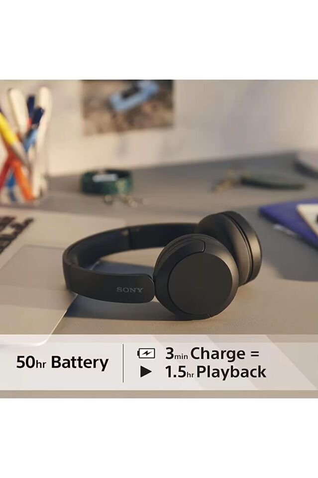 SONY WHCH520 Wireless Bluetooth Kulaküstü Kulaklık Siyah
