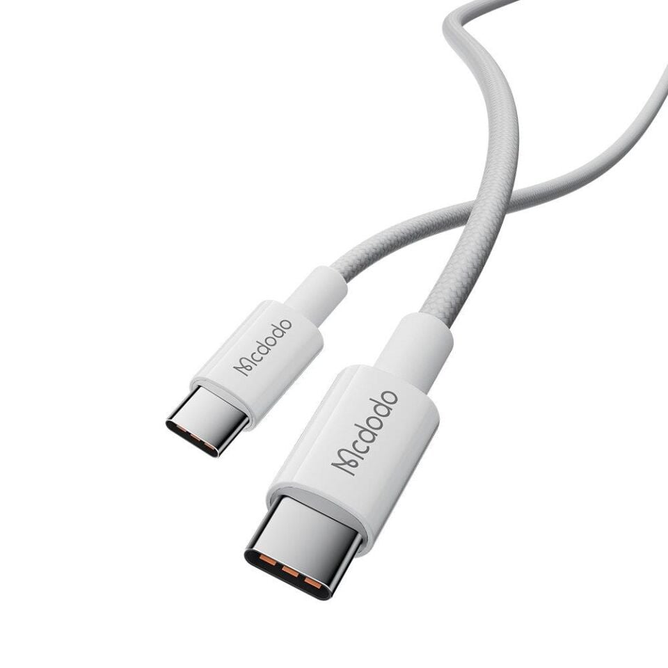 McDodo CA-2770 60W USB -C TO USB-C Şarj Ve Data Kablosu Beyaz - 1.2 M