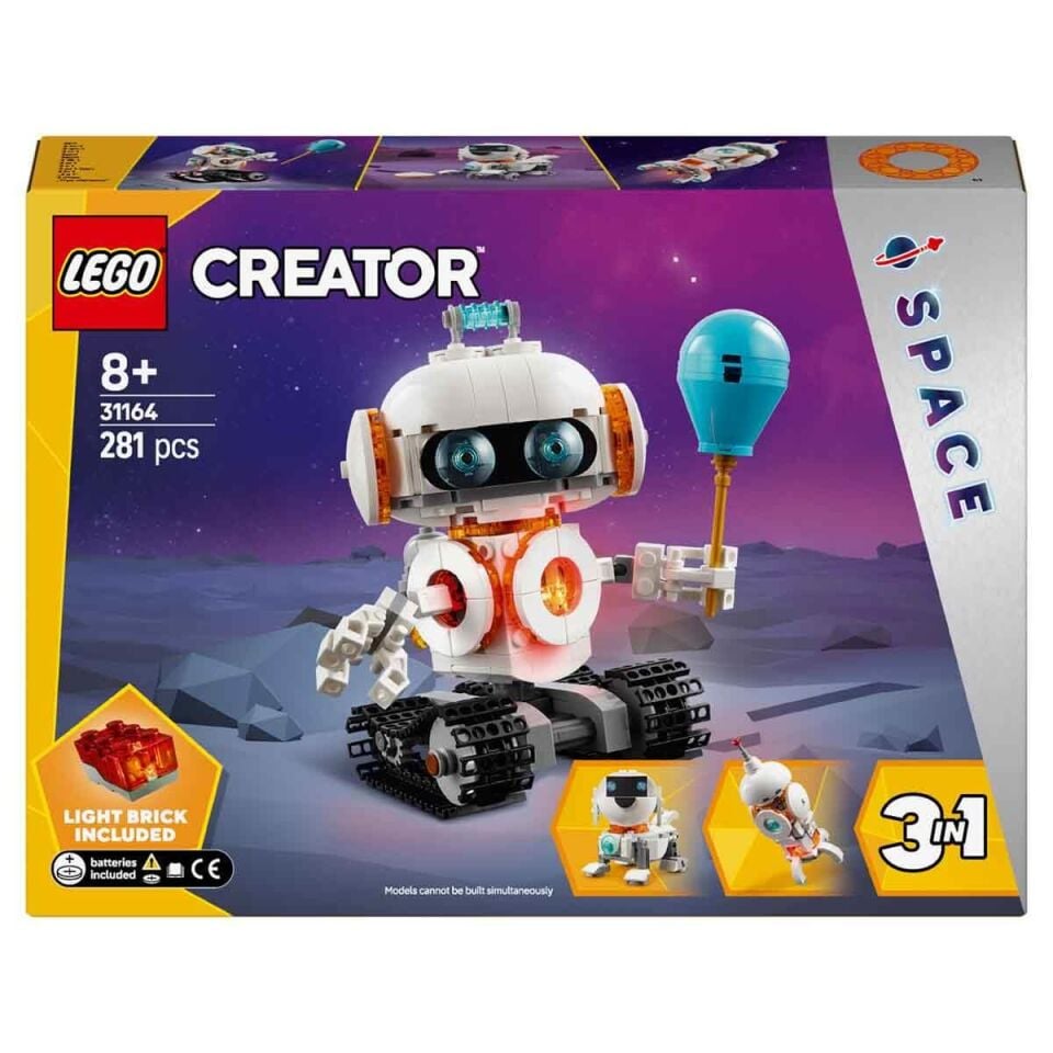 LEGO Creator 3’ü 1 Arada Uzay Robotu 31164 281 Parça