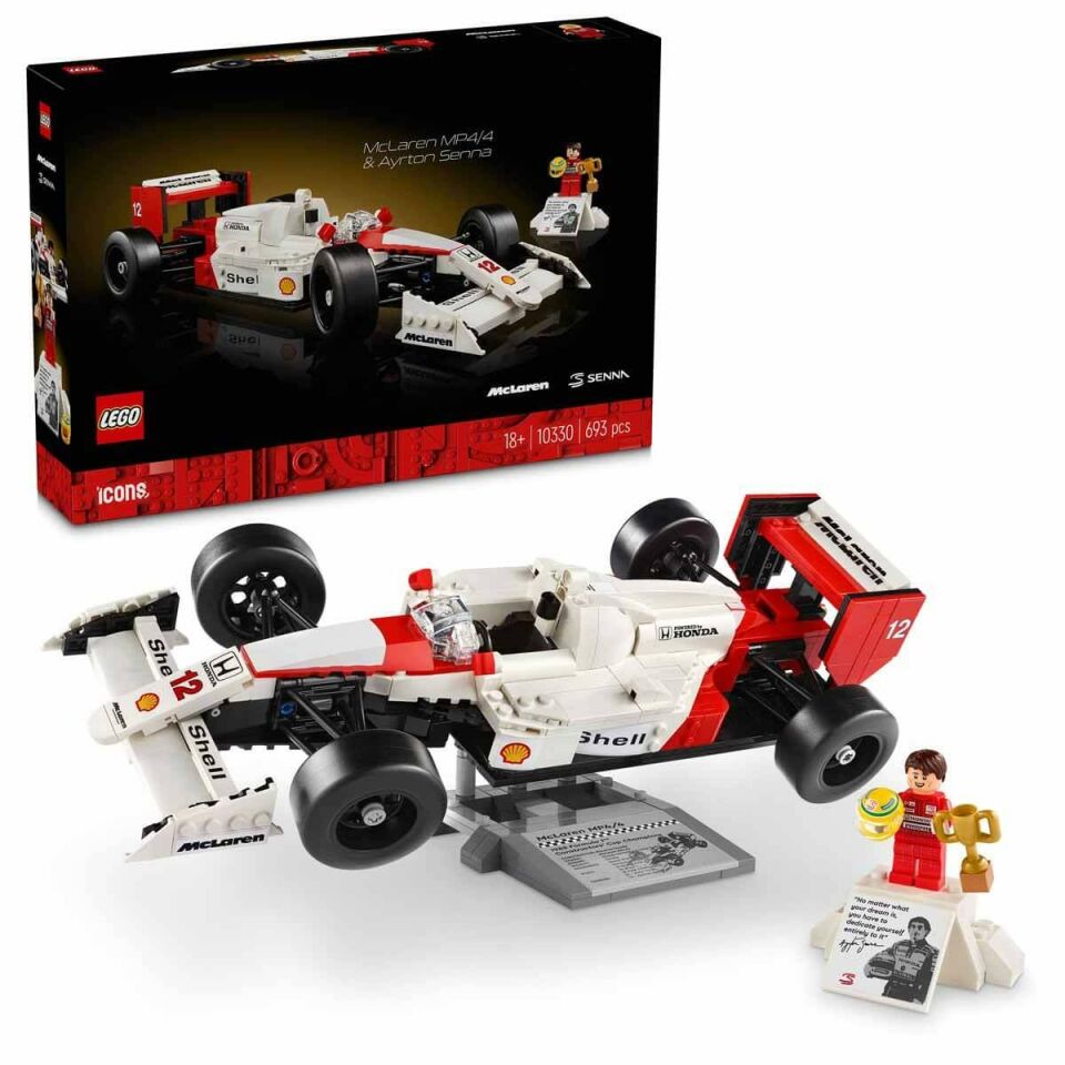 Lego 10330 Icons McLaren MP4/4 ve Ayrton Senna