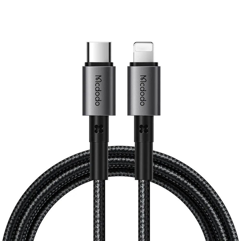 Mcdodo CA-2851 36w PD Type-C to Lightning Hızlı Data ve Şarj Kablosu 1.8m Siyah