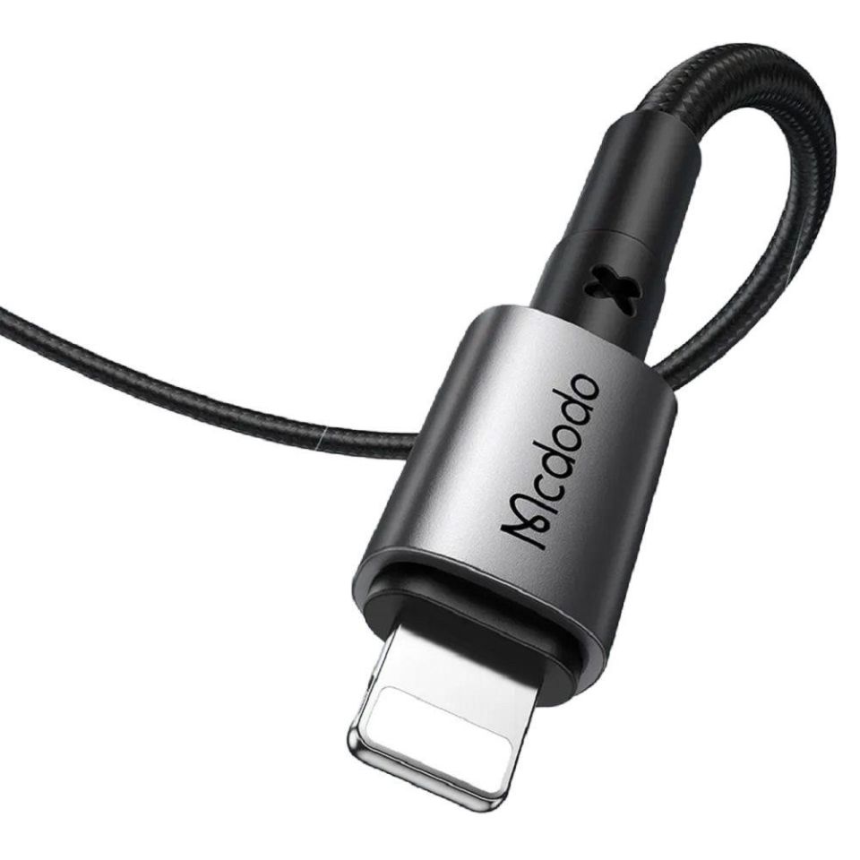 Mcdodo CA-2851 36w PD Type-C to Lightning Hızlı Data ve Şarj Kablosu 1.8m Siyah