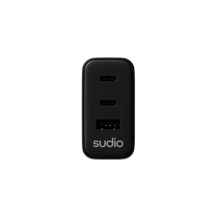 Sudio P3 GaN  Güç Adaptörü USB,Type C  (65W) Siyah