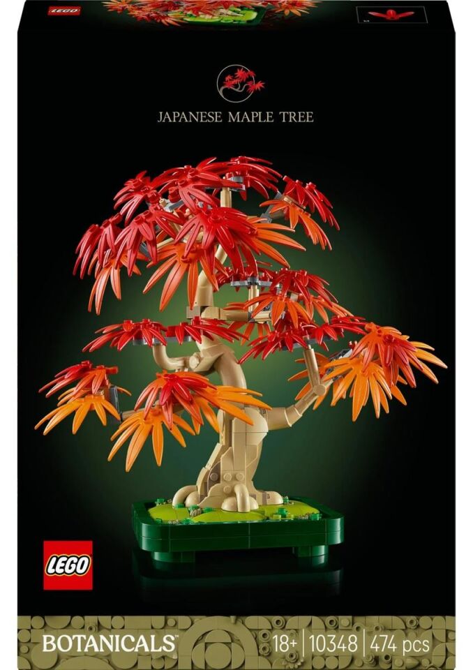 LEGO Botanicals Japon Kırmızı Akçaağaç Bonsai Ağacı 10348