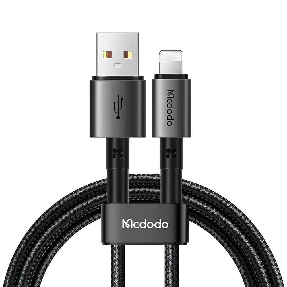 Mcdodo CA-3580 36W 3A iPhone Lightning Hızlı Şarj ve Veri Aktarım Kablosu 1.2m - Siyah