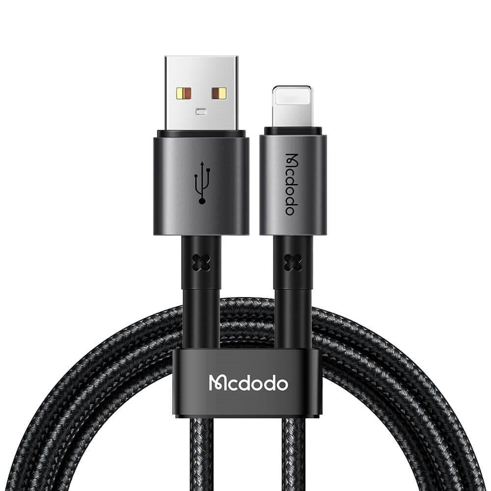 Mcdodo CA-3580 36W 3A iPhone Lightning Hızlı Şarj ve Veri Aktarım Kablosu 1.2m - Siyah