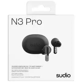 Sudio N3 Pro Kulakiçi  True Wireless Earbuds ANC Siyah