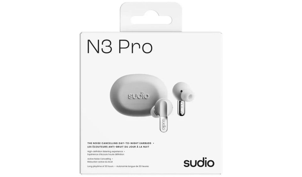 Sudio N3 Pro Kulakiçi  True Wireless Earbuds ANC Beyaz