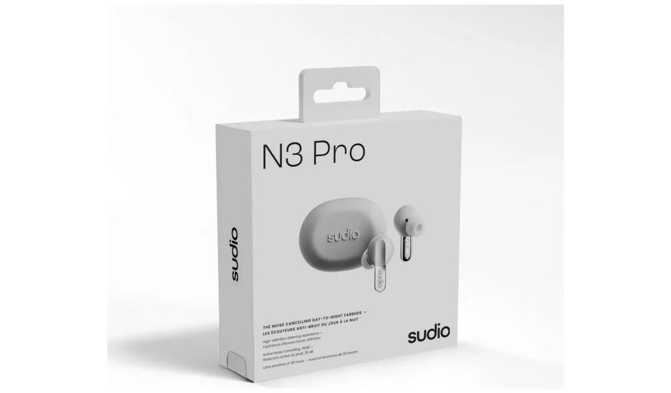 Sudio N3 Pro Kulakiçi  True Wireless Earbuds ANC Beyaz