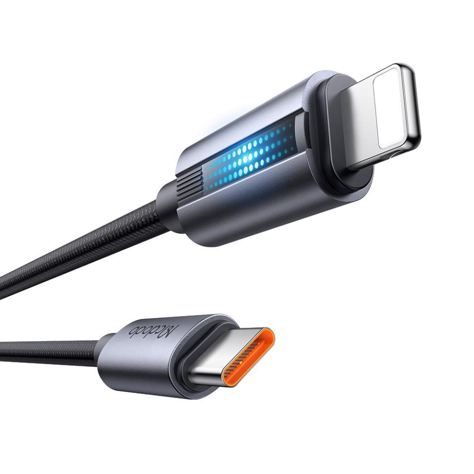 Mcdodo Ca-5710 Pd 36w Type-C To Lightning Hızlı Şarj Kablosu 1.2m - Siyah