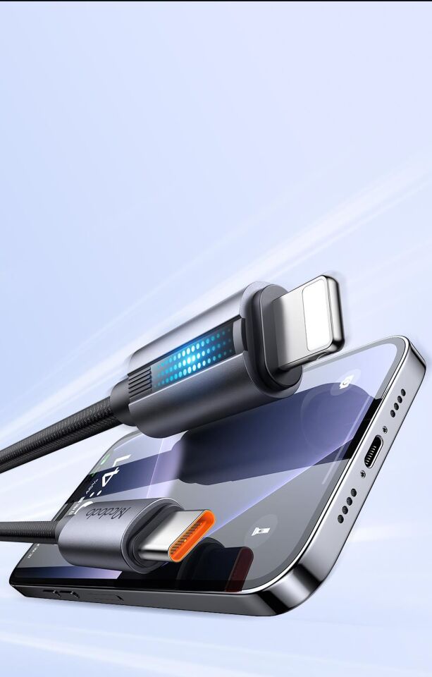 Mcdodo Ca-5710 Pd 36w Type-C To Lightning Hızlı Şarj Kablosu 1.2m - Siyah