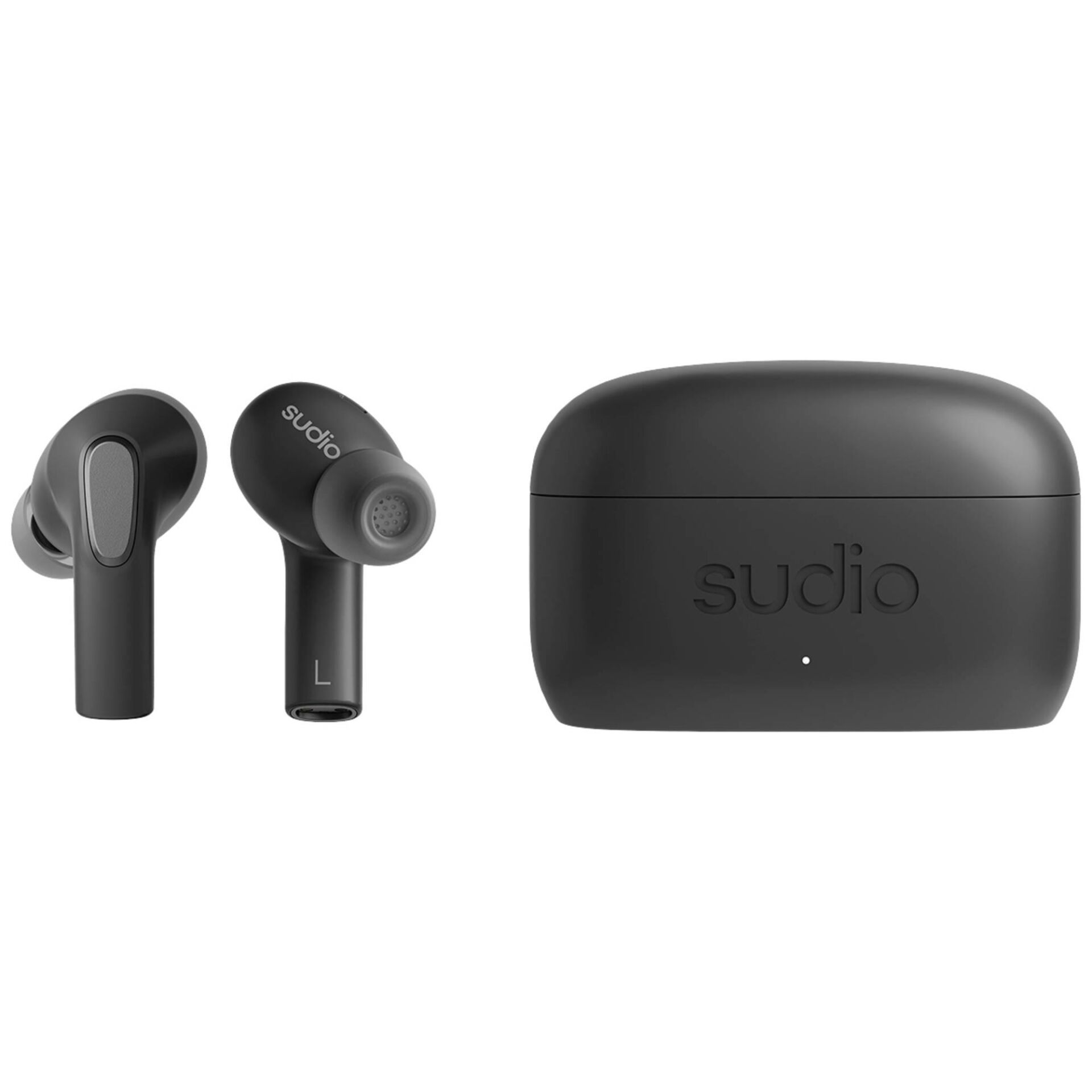 Sudio E3 Kulakiçi Kulaklık BT  The Hybrid ANC Siyah