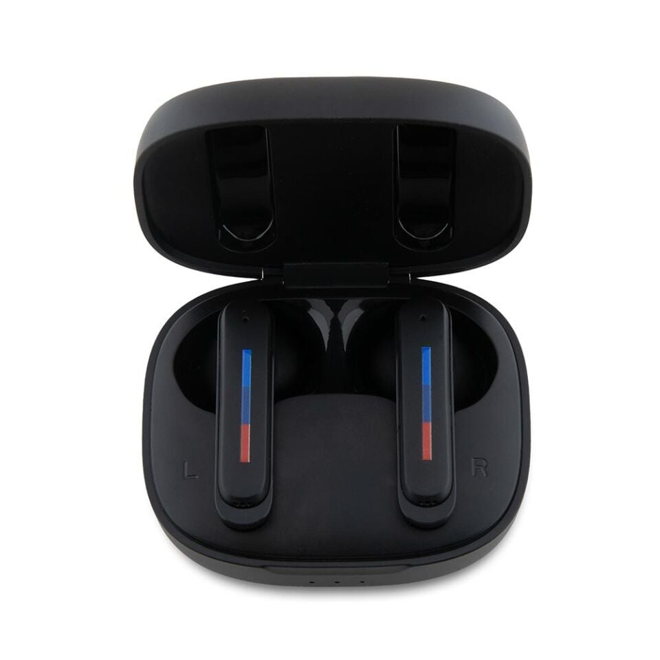 BMW Orjinal Lisanslı ENC Özellikli Kulakiçi TWS Bluetooth Kulaklık M Edition Baskı Logolu v5.3 Siyah
