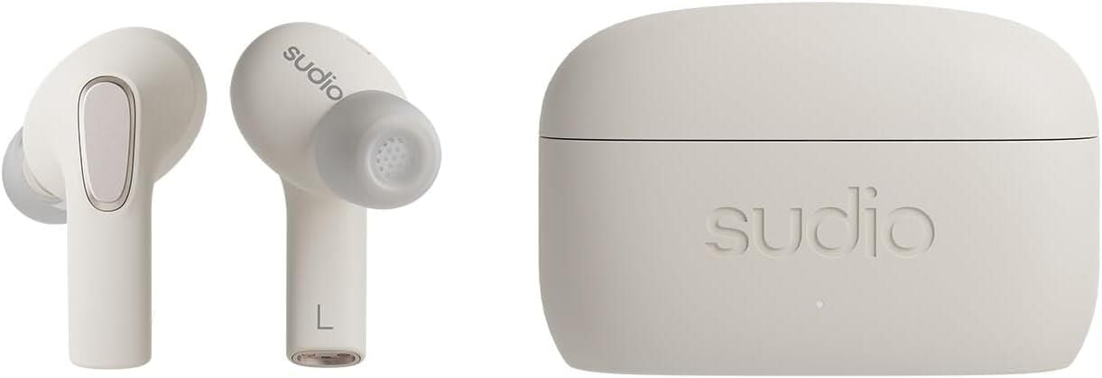 Sudio E3 Kulakiçi Kulaklık BT  The Hybrid ANC Beyaz