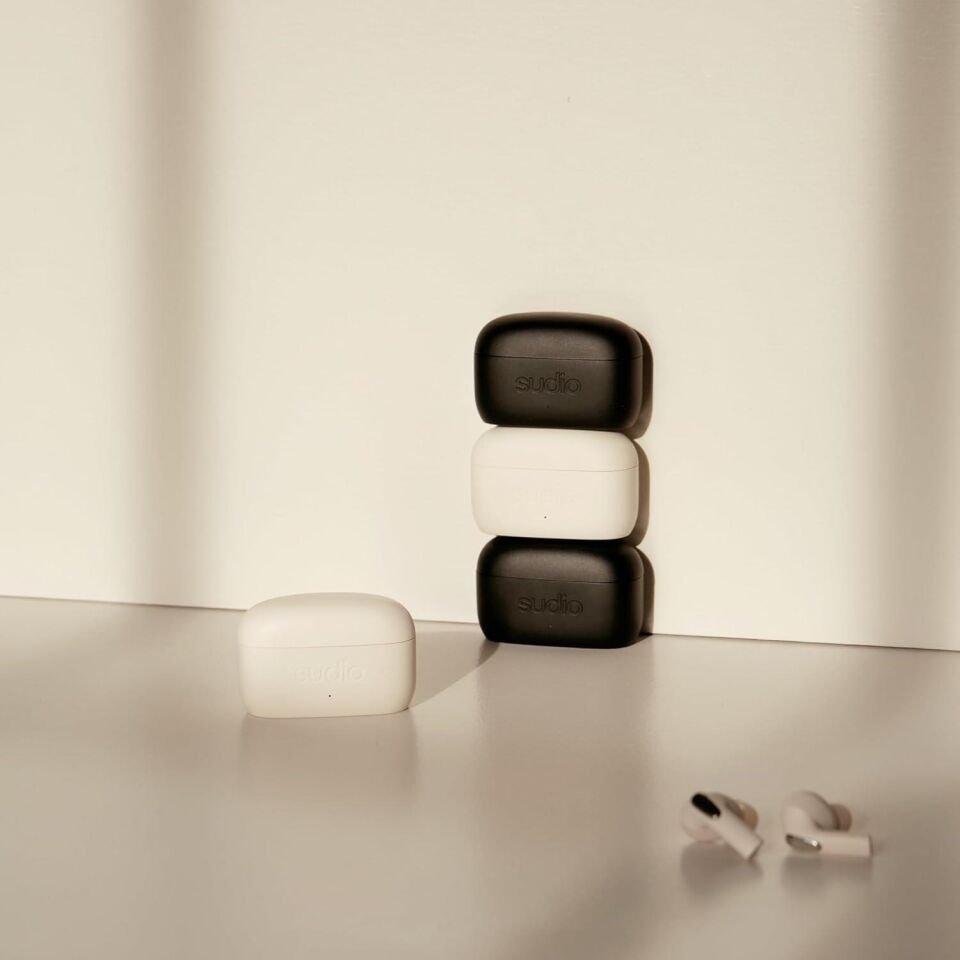 Sudio E3 Kulakiçi Kulaklık BT  The Hybrid ANC Beyaz