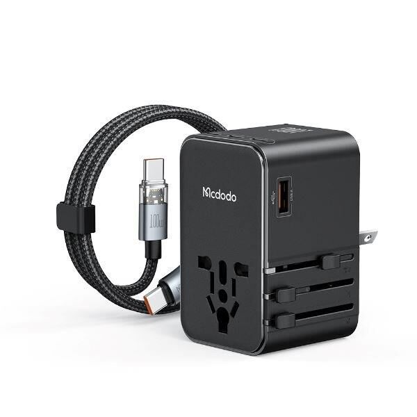 MCDODO CP-6140 100w 3c1a
Universal Seyahat Adaptörü Type-c To Type-c Kablolu