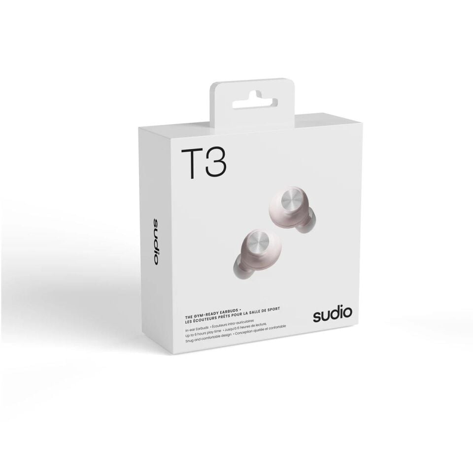 Sudio T3 True Wireless Bluetooth Kulakiçi Kulaklık Pembe