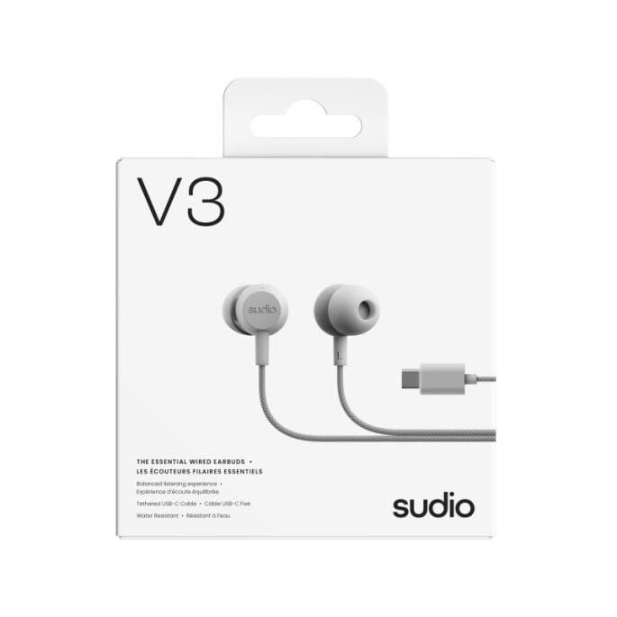 Sudio V3 Type-C Girişli Kulakiçi Kulaklık Beyaz