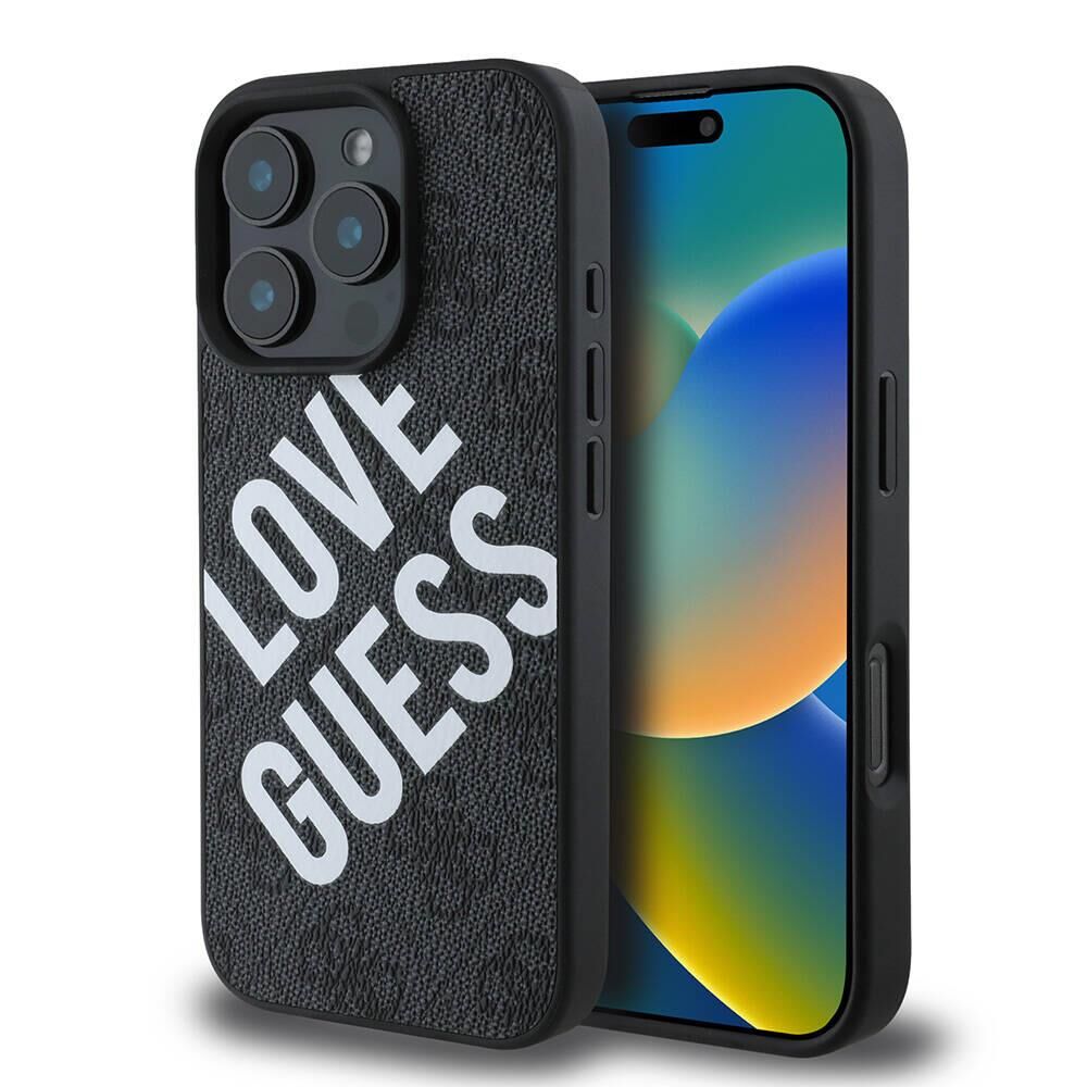 Apple iPhone 16 Pro Max Kılıf Guess Orijinal Lisanslı Big Love Guess Kapak