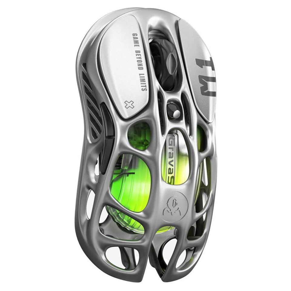 Gravastar Mercury M1 Pro Gri Süper Hafif Kablosuz Gaming Mouse