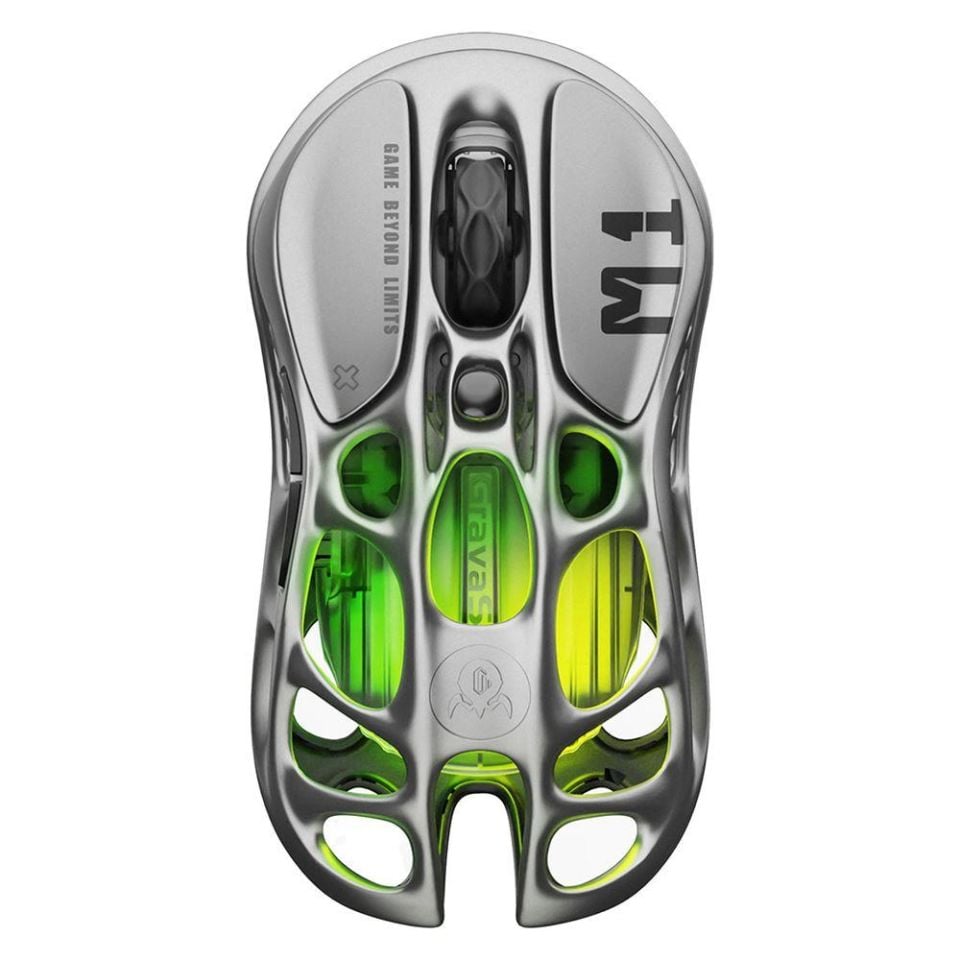 Gravastar Mercury M1 Pro Gri Süper Hafif Kablosuz Gaming Mouse