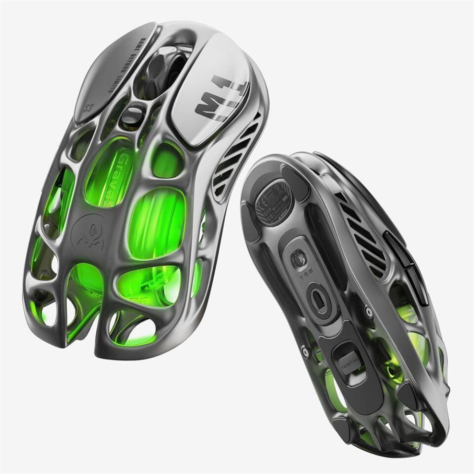 Gravastar Mercury M1 Pro Gri Süper Hafif Kablosuz Gaming Mouse
