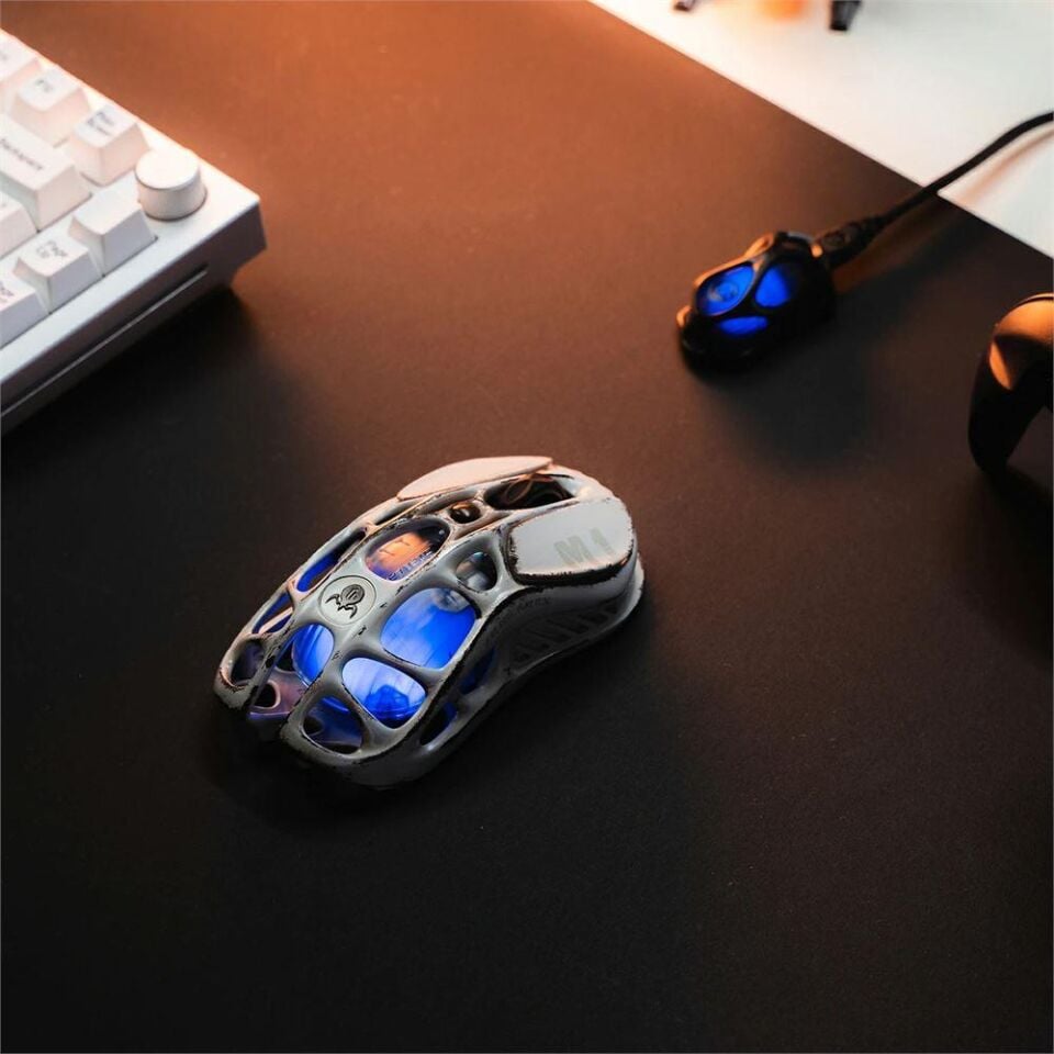 Gravastar Mercury M1 Pro Gri Özel Seri Süper Hafif Kablosuz Gaming Mouse